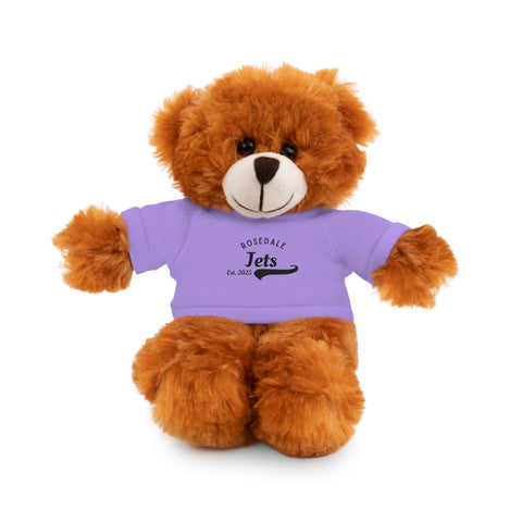 Rosedale Jets Adorable Stuffed Bear with Custom Tee